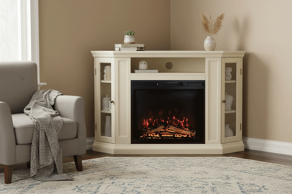 23インチ電気暖炉クレアモント