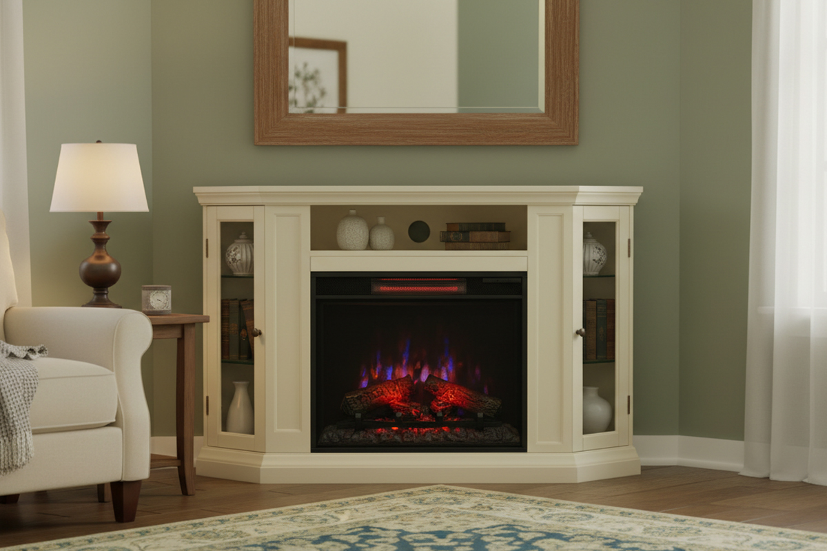23インチ電気暖炉クレアモント
