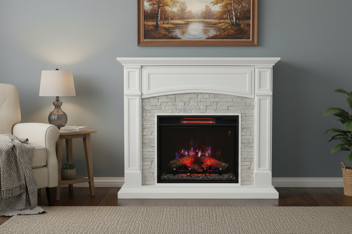 23インチ電気暖炉セネカ